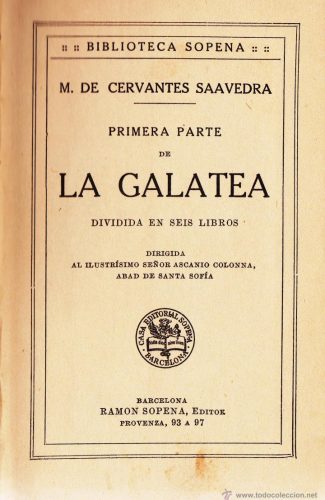 La Galatea– Miguel de Cervantes